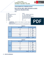 Programacion Anual - 5to 2022