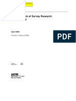 Fundamentals of Survey Research Methodology