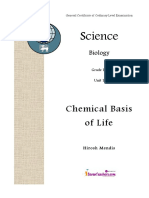 10.1 Chemical Basis of Life - 05th Jan