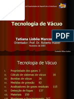 Tecnologia de Vácuo 2005 Aula 2 Revisado