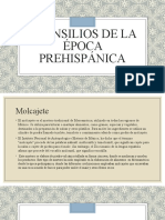 UtenSilios de La Época Prehispánica