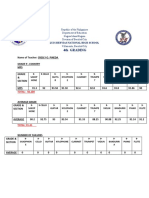 4Th Grading: Luis Hervias National High School