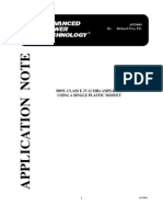 500w, Class e 27.12 MHZ Amplifier Using A Single Plastic Mosfet