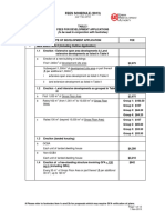 URA Fee Schedule 2013