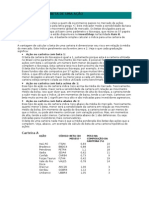 Beta de Uma Carteira - Como Calcular