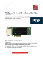 Thinksystem 430-8E and 430-16E External Sas Hbas: Product Guide