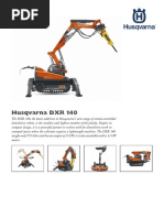 Husqvarna DXR Demolition Robots DXR 140