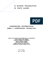 INTERPR 001 Consider. Epistemológicas Sobre A Interpretação Psicanalítica 001 Original