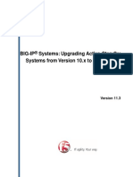 BIG-IP Systems Upgrading Active-Standby Systems From Version 10.x To Version 11.3