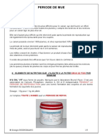 Periode de Mue - Elements de Nutrition