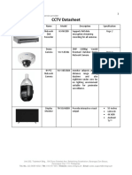 CCTV Datasheet: Your Value-Added Technology and Service Provider