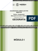 Organizador Curricular Geografia