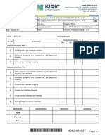 Pipe Hanger Support Inspection Checklist P055BZOR-0051-Q-677