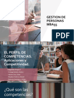 El Perfil de Competencias. Aplicaciones y Competitividad. Grupo 02.