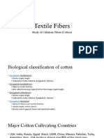 Textile Fibers: Study of Cellulosic Fibers (Cotton)