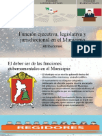 4.2 Funcion Ejecutiva, Legislativa y Jurisdiccional