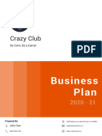 Crazy Club: Business Plan