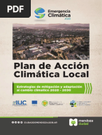 Plan ACCION CLIMATICA MENDOZA