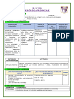 Sesion de Matematica Resolvemos Problemas de Comparacion