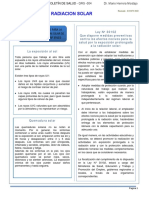Boletin SSO 004 - RADIACIÓN SOLAR