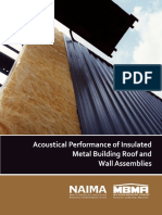 Insulation MBMA-NAIMA Acousticical Performance Guide Noise Sound