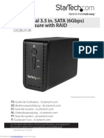 USB 3.1 Dual 3.5 In. SATA (6Gbps) HDD Enclosure With RAID: S352BU313R