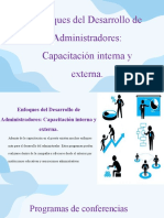 3) Enfoques Del Desarrollo de Administradores