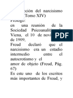 Introducción Al narcisismo-RESUMEN - Freud 1914