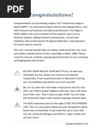 Edge-o-Matic 3000 Operator Manual