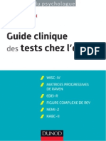 Guide Clinique Des Tests Chez L'enfant