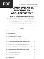 Como Evitar El Suicidio en Adolescentes