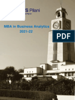 MBA in Business Analytics Brochure - Jan 25