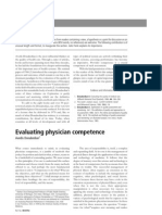 Perspectives: Evaluating Physician Competence