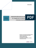 Percepcion Social de La Vejez El Cambio en La Conducta de Las Personas Mayores