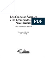 Las Ciencias Sociales y Las Efemerides en El Nivel Inicial