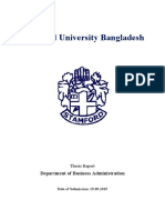 Stamford University Bangladesh: Department of Business Administration