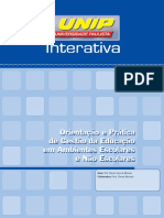 Orientação e Pratica de Gestão em Amb. Escolares e Não Escolares - Unidades I e II