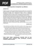 Estudio 10 Los Creyentes Comparten Sus Bienes Hechos 04 32 - 37 (Downloaded With 1stbrowser)