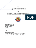 Digital Image Processing Full Report