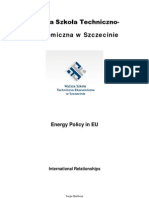 Energy Policy in EU