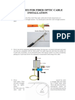 Guidelines For Fiber Optic Cable Installation