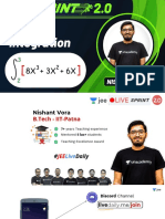 (Sprint) - (JEE 2.0) - Definite Integration - 11th Feb