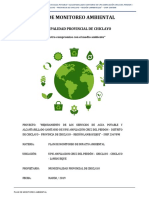 Plan de Monitoreo Ambiental