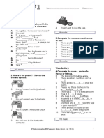 Unit Test 3A: Grammar