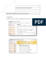 Complementary Activity Possessives