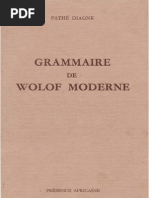 Grammaire de Wolof Moderne