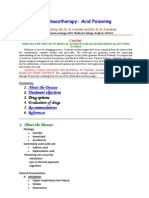 Pharmacotherapy Acid Poisoning