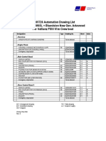 Automation Drawing List Rev0