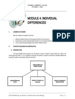 Module 4: Individual Differences: Polangui Community College