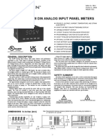 PAX ANALOG Product Manual - 2